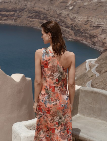 chicard one shoulder satin dress6